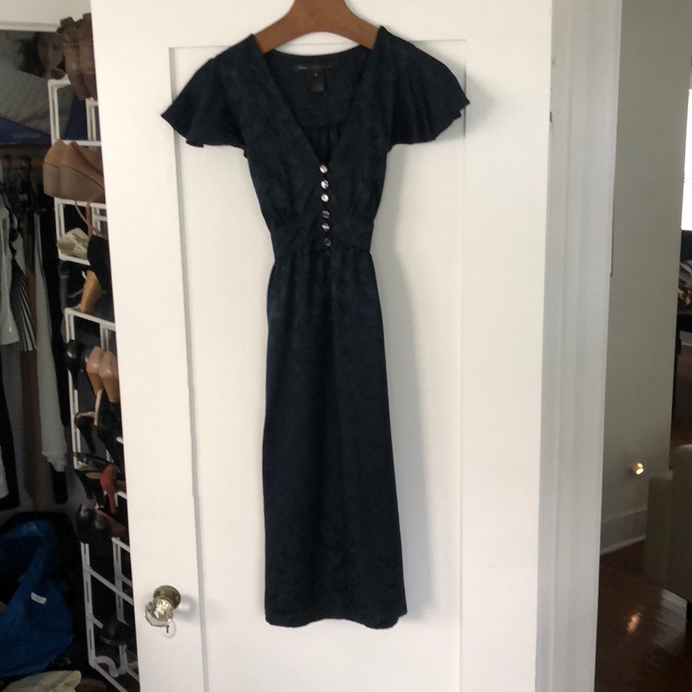 Marc Jacobs Normandy Blue Silk Dress
